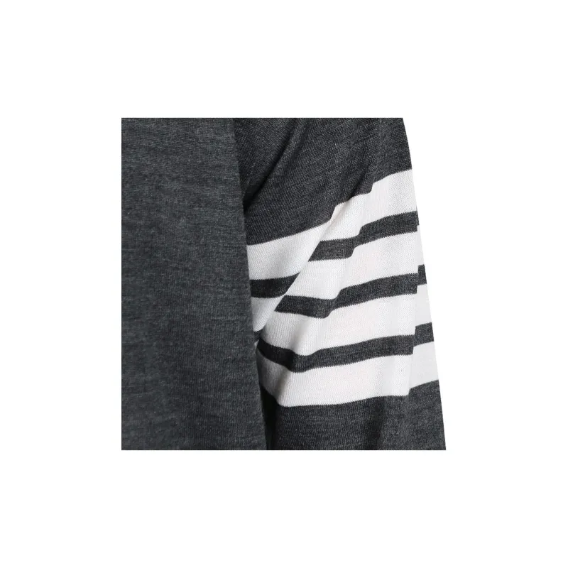 THOM BROWNE 4 Bar Crewneck Pullover-5