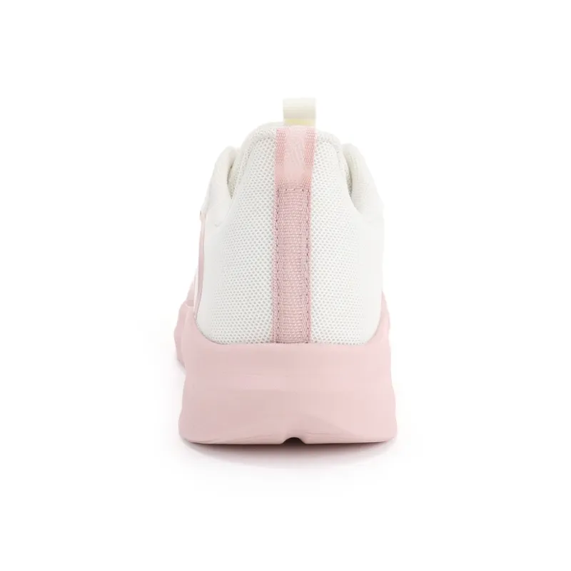 QIAODAN Cushioning Anti Slip And Wear Resistant Low Top Casual Running Shoes Women's White Pink-4