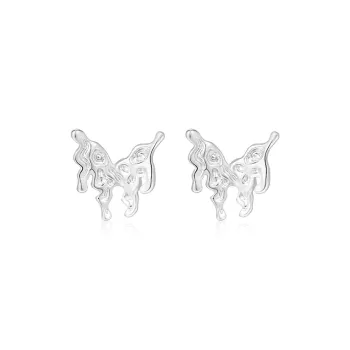 JOLLY NOTE Sterling Silver Stud Earrings Unisex