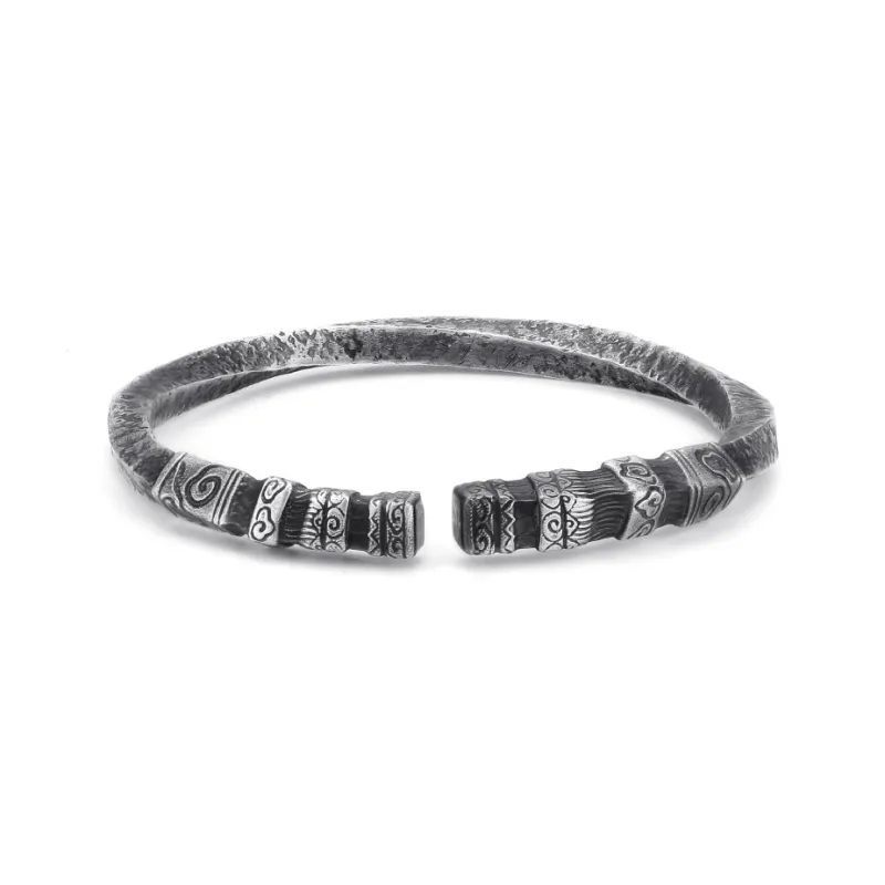 Silver Art 999 Fine Silver Sterling Silver Bracelets Men's-0