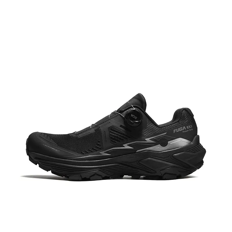 KAILAS FUGA EX3 BOA Running Shoes Men Low Top Ink Black-0