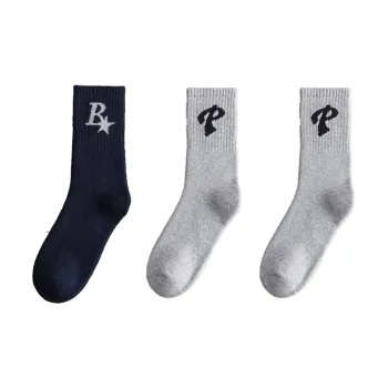 Cotton Gene Mid Calf Socks Unisex Combo Set