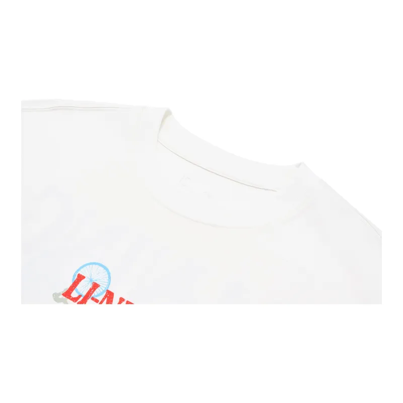 LINING Cool Tea T T Shirts Unisex Ivory-2