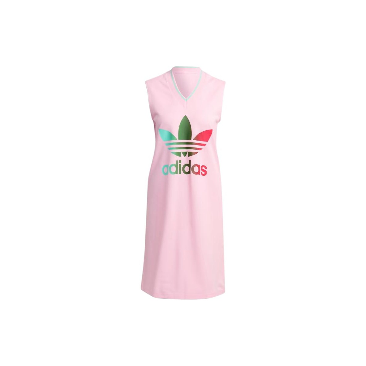 Pink and white adidas dress hotsell