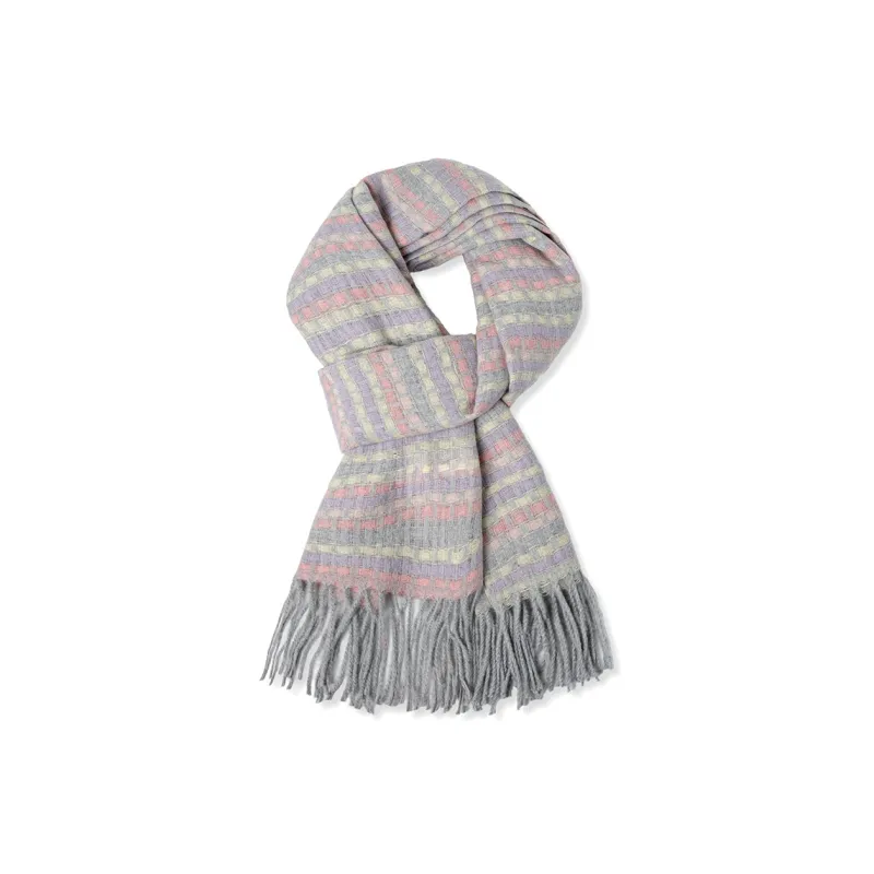 BAIJUAN Knit Scarves Unisex-4