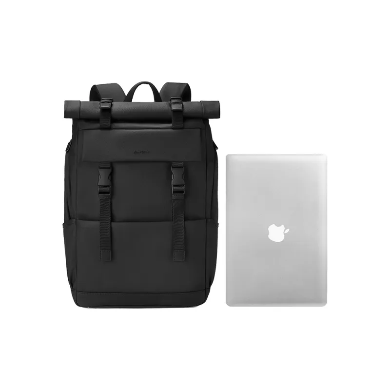 PIERRE CARDIN 1800D Membrana Dermalis Casual Commute Laptop Backpack Tubas Men's Black-5