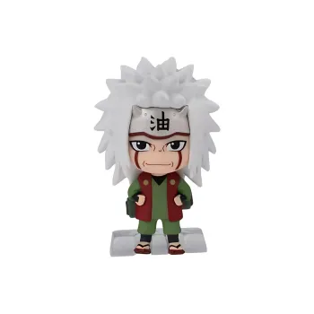 BANDAI Jiraiya Limited Naruto Shippuden Figure Print Smiley Face Chibi Figures