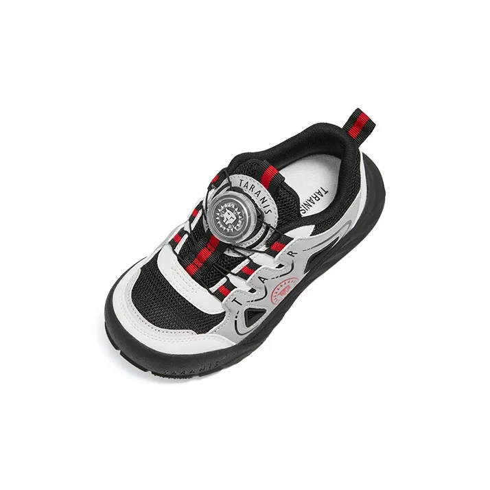 TARANIS Anti Slip And Wear Resistant Breathable Kids' Running Shoes Black/Gray/White Children Aged 3 7 Years Old-2