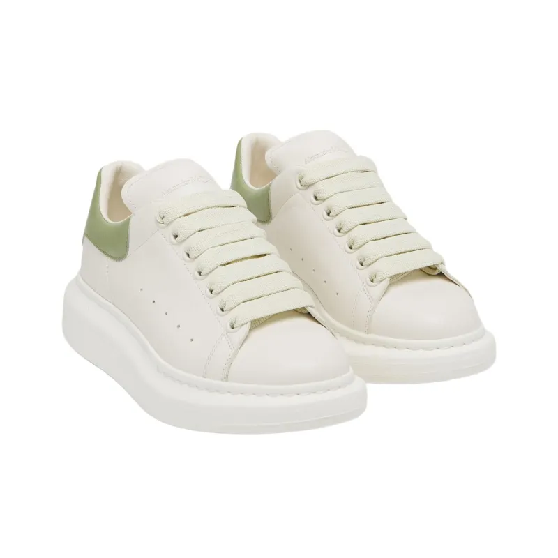 Alexander McQueen Oversized Sneaker Low-Top Casual Shoes Women's Green-3