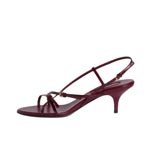 MIU MIU One Strap Sandals 5.5cm Women's Red