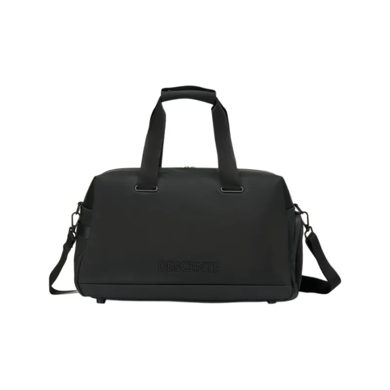 DESCENTE Move Pack PU Shoulder Bag, Crossbody Bag, Handbag, Travel Bag 35L Men's Black-3