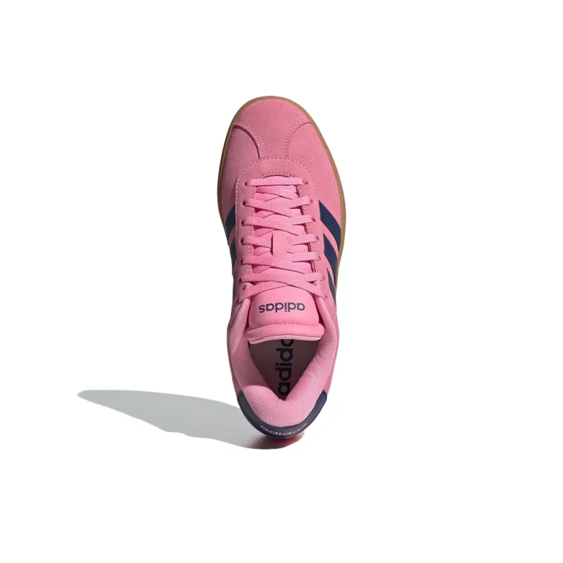 Adidas Vl Court Anti-Slip Wear-Resistant Low-Top Skateboard Shoes Women's Pink-3