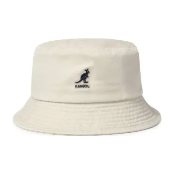 KANGOL Cotton Bucket Hats Unisex White