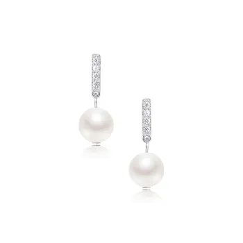 CUOOYINO 925 Sterling Silver Earrings Women's Silver