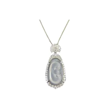 JUNWEN Chalcedony Necklaces Women's