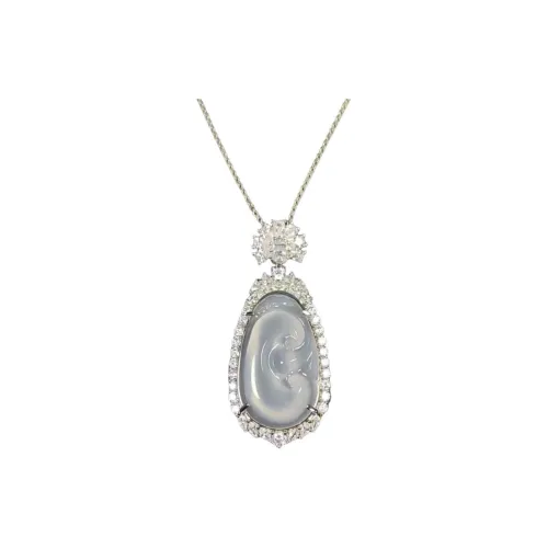 JUNWEN Chalcedony Necklaces Women's