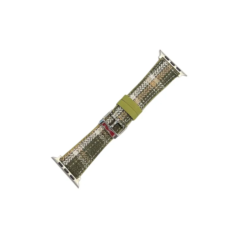 NCFCK Apple Compatibility Watch Band Woolen Leather Material-7