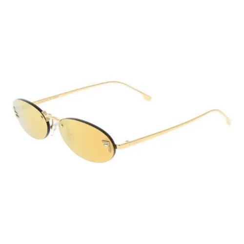 FENDI Oval Crystal Sunglasses
