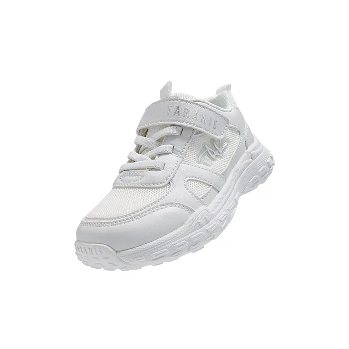 TARANIS Slip Resistant Breathable Kids' Running Shoes White Children Aged 3 7 Years Old-2