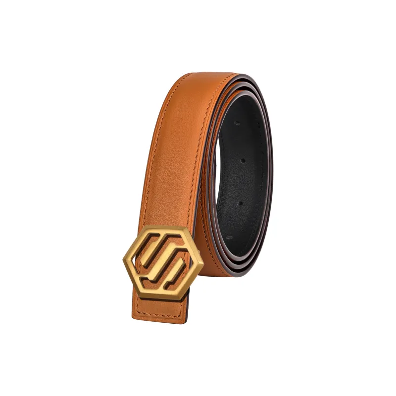 CATELLES Top Grain Cow Leather Leather Belts Unisex 3cm-19