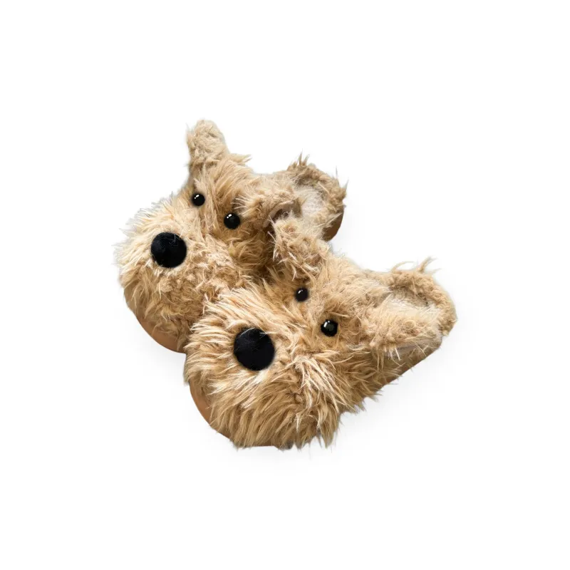 Dream Eater Home Slippers White/Brown-9