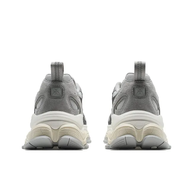 XTEP Shanhai Collection Wear Resistant Low Top Casual Shoes Men's Elegant Gray/Phantom Gray-3