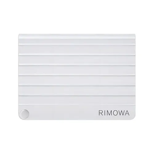 RIMOWA ORIGINAL Aluminum Magnesium Alloy Card Holder Unisex Silver
