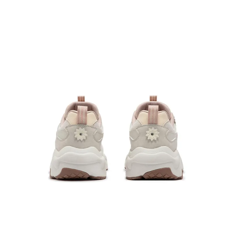 XTEP Non slip Support Low Top Kids Lifestyle Shoes White Sand Gray Brown Pink Kids'-3