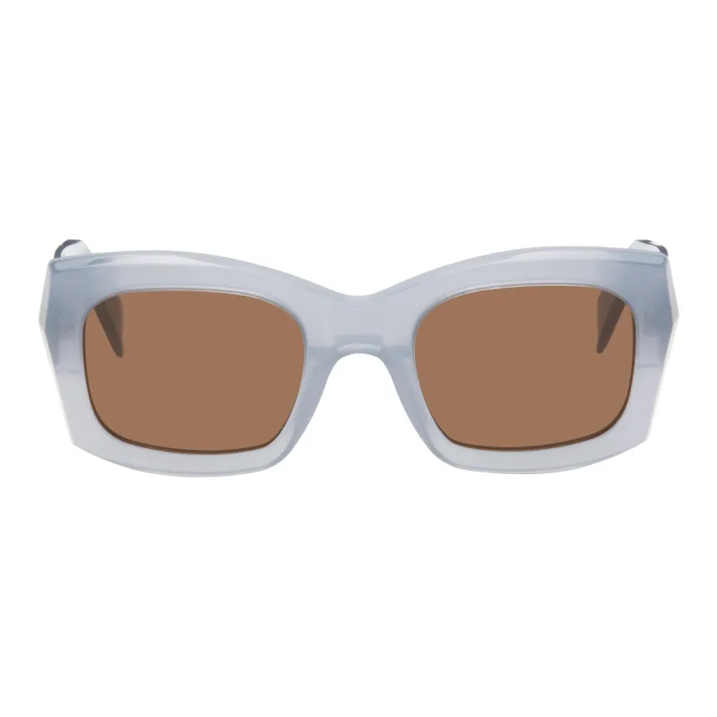 Retrosuperfuture Acetate Square Sunglasses Men's Blue-0