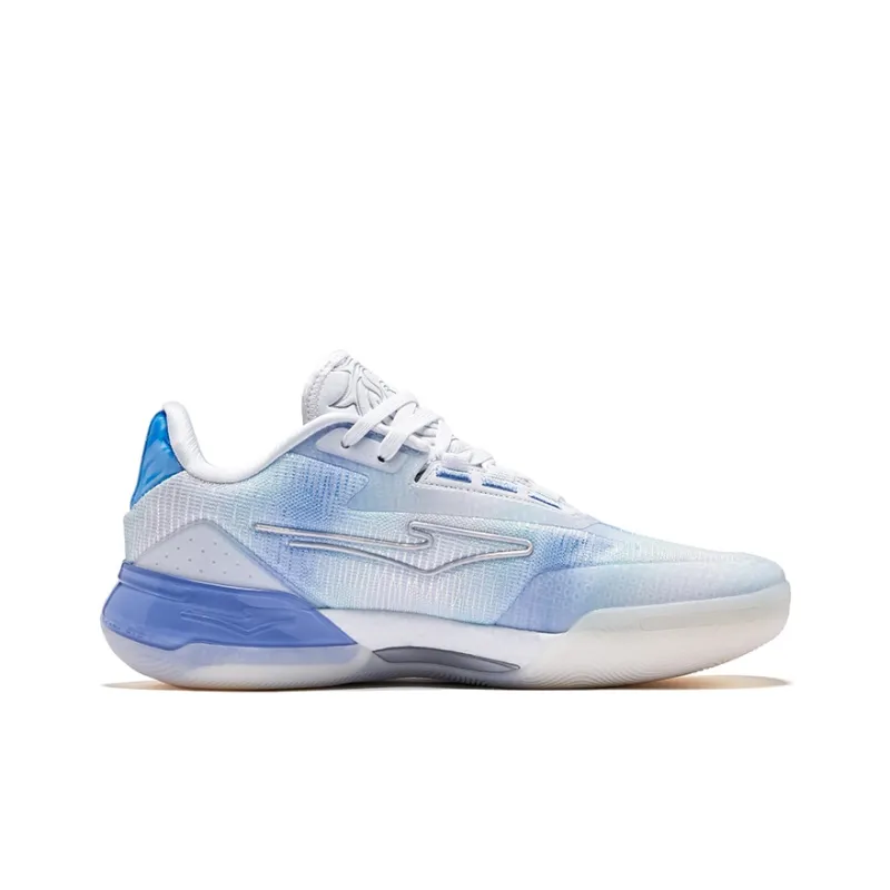 Erke Humble 1.0 Basketball Shoes Men Low Top Erke White, Gan Purple Blue-1