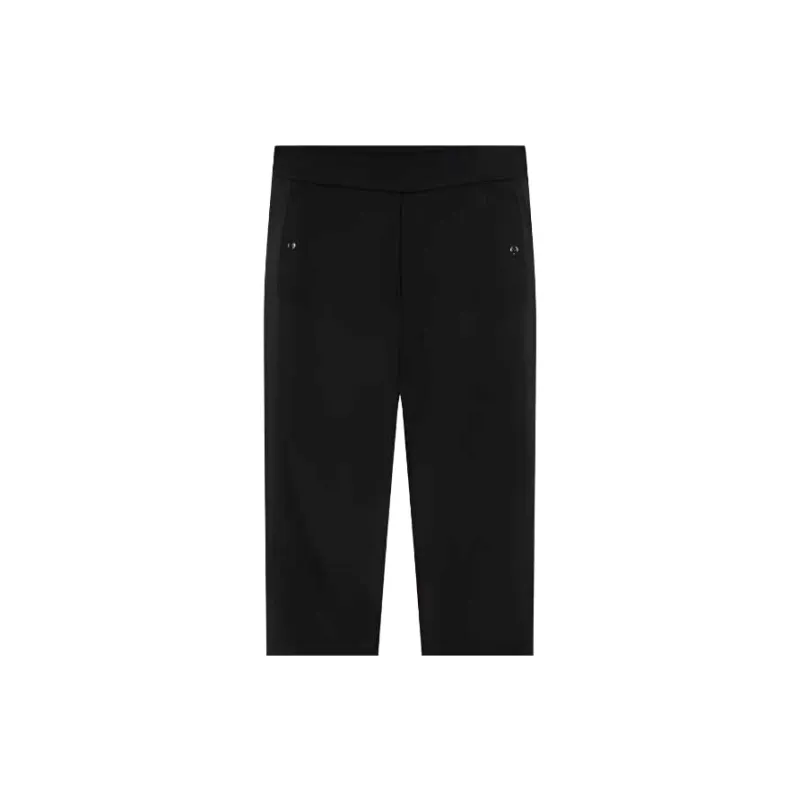Zzegna Knitted Sports Pants Men's Black-4
