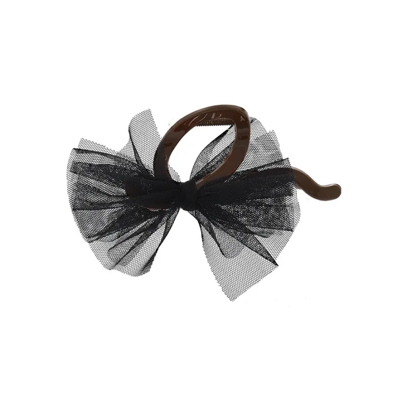UNABERRY Silk Chiffon Hair Clips Women's-4