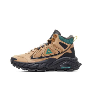 PEAK Cushioned Slip Resistant Rebound High Top Outdoor Shoes Men's Yellow