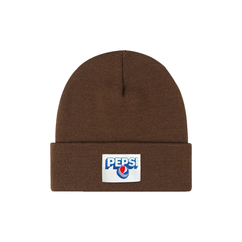 Pepsi Acrylic Beanies Unisex Black Caramel-9