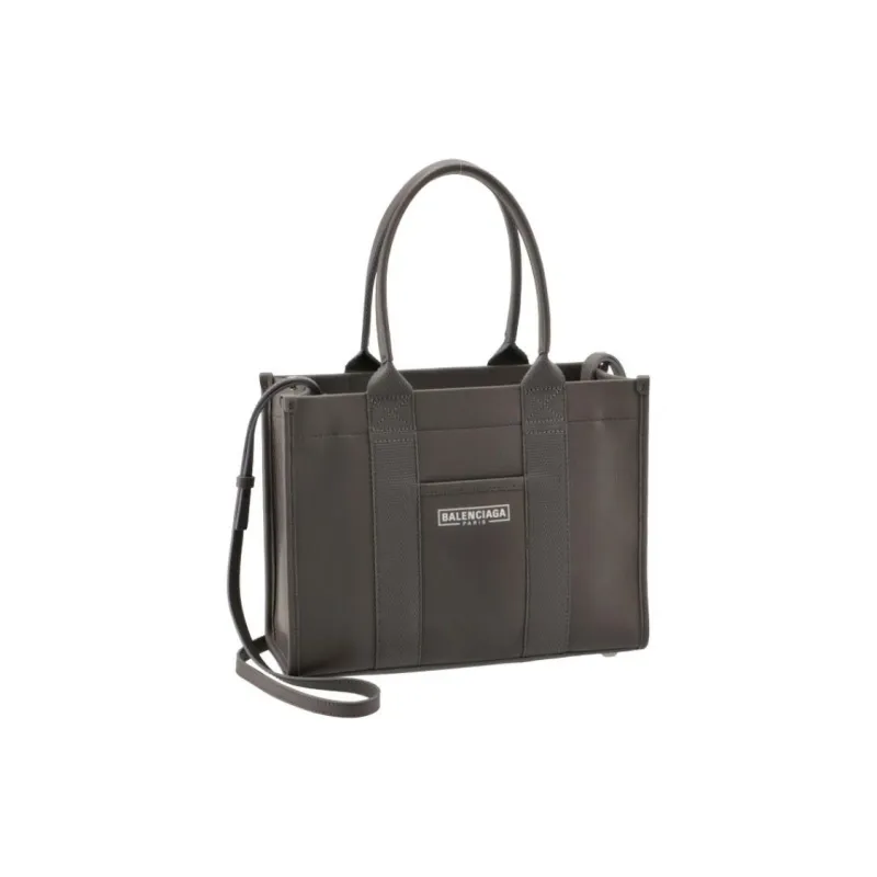 Balenciaga Grained Calfskin Tote Bag Shopping Bag Shoulder Bag Crossbody Bag Handbag Small Size Women's Dark Gray-0