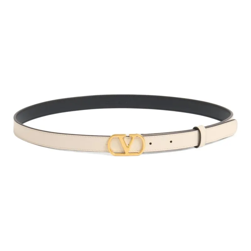 Valentino 20mm VLogo Signature Leather Belt-0