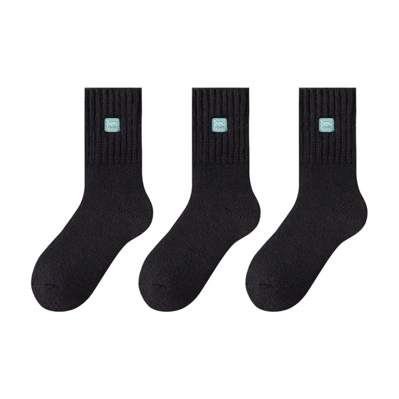 MIIOW Mid Calf Socks Women's 3 Pack-42
