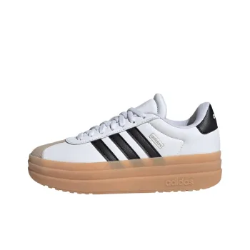 Adidas Anti Slip Wear Resistant Low Top Kids' Skateboarding Shoes White Black Teenagers