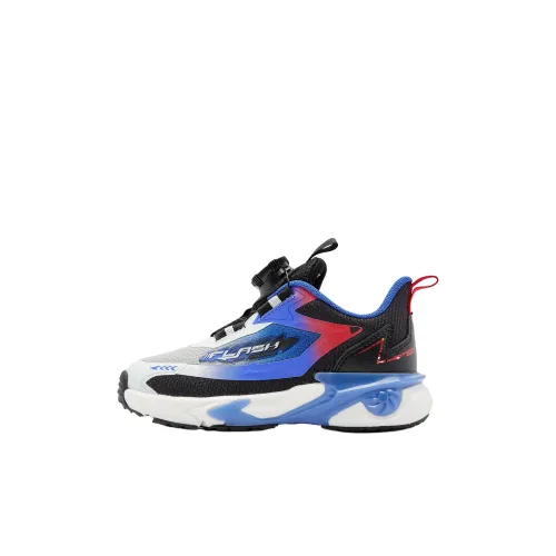 QIAODAN Anti Slip Wear Resistant Low Top Kids' Running Shoes Black Children Aged 3 7 Years Old