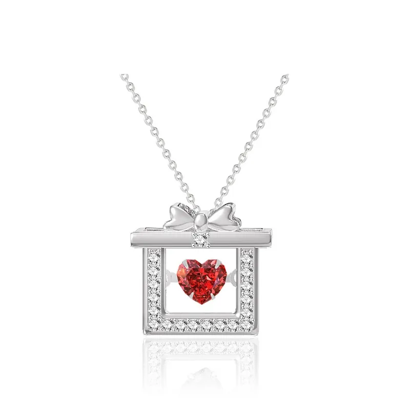 KEMLAIDA S 925 Sterling Silver Zircon Necklaces Women's-5