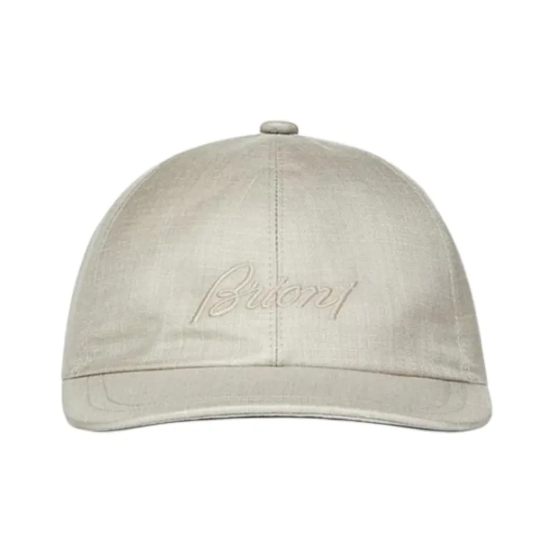Brioni Logo-embroidered Cap-0