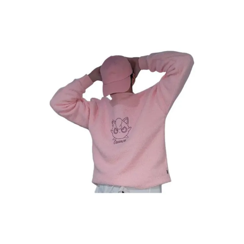 Converse Pokemon Jigglypuff Sherpa Crewneck Sweatshirt-3