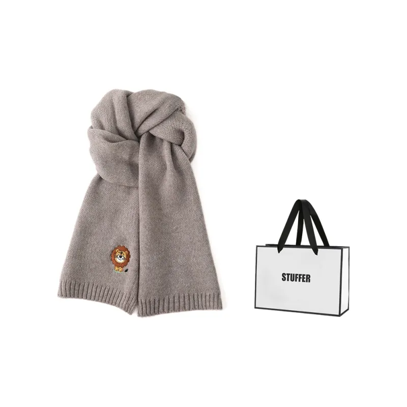 STUFFER Faux Cashmere Knit Scarves Unisex-6