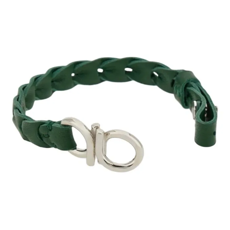 Ferragamo Gancini Braided Bracelet-1