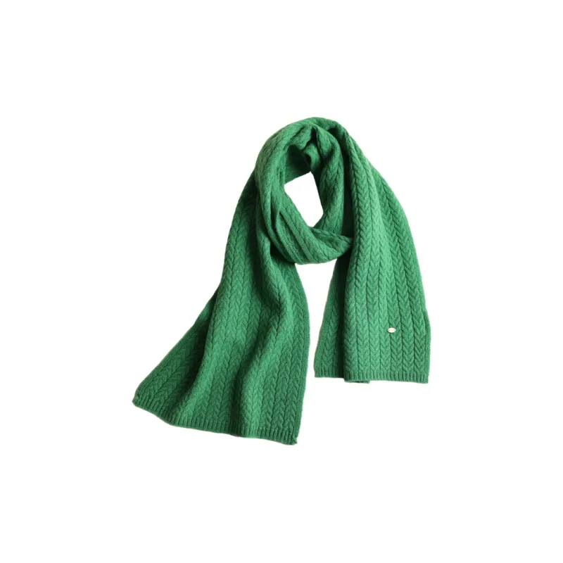 Lagur 100% Merino Wool Knit Scarves Women's-5