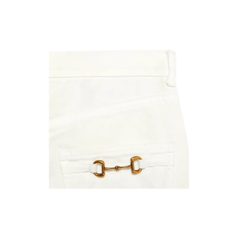 GUCCI Horsebit High-waist Straight-leg Jeans-4