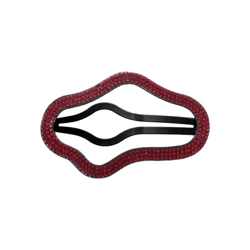 ROYALSASA Alloy, Faux Crystal Edge Clip Women's