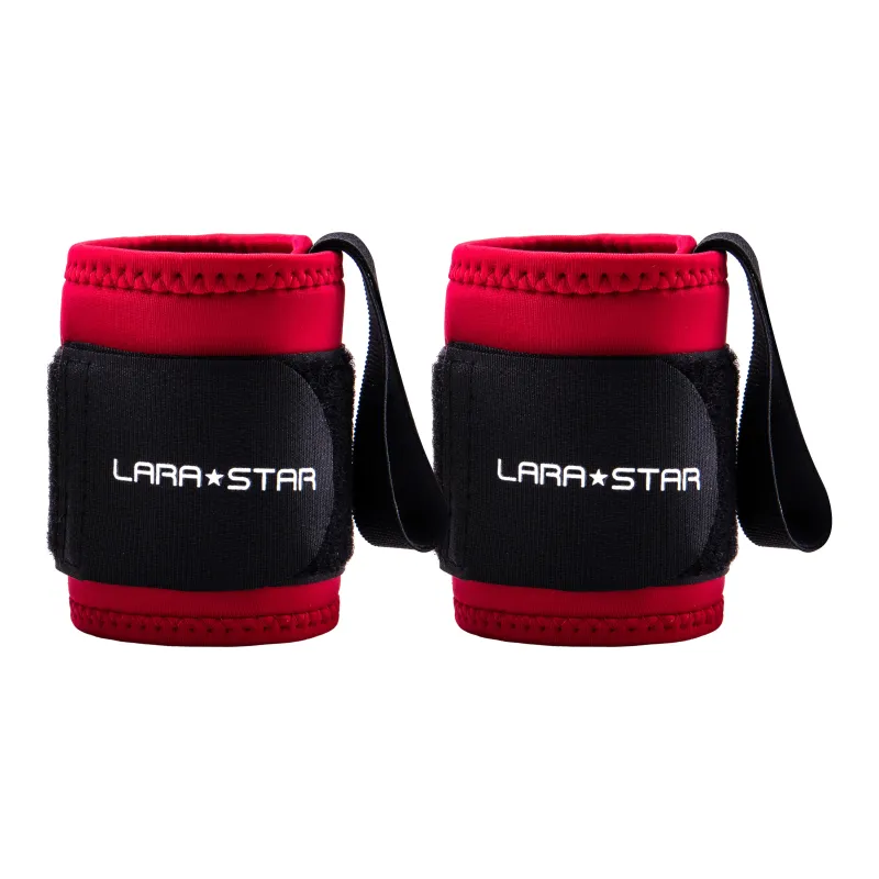 LARA STAR Fitness Wristbands Protective Black Polypropylene Professional Protective-3