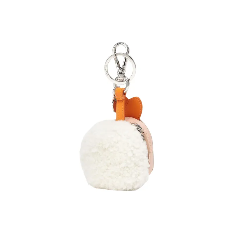FENDI Sheepskin, Calfskin, Metal Pendants Men's Multicolor-1