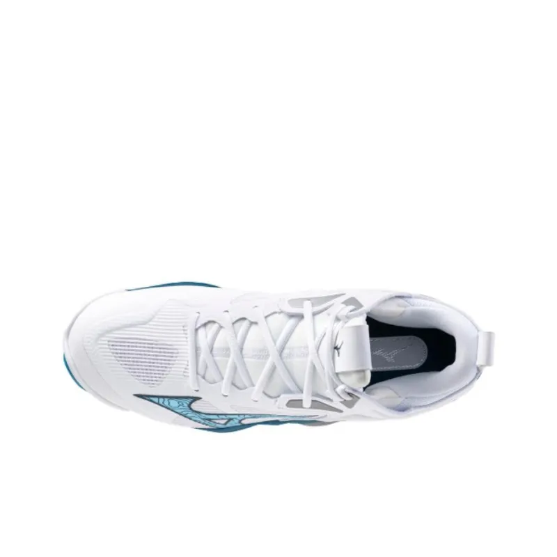 Mizuno Wave Momentum 3 Mid 'White Sailor Blue'-2
